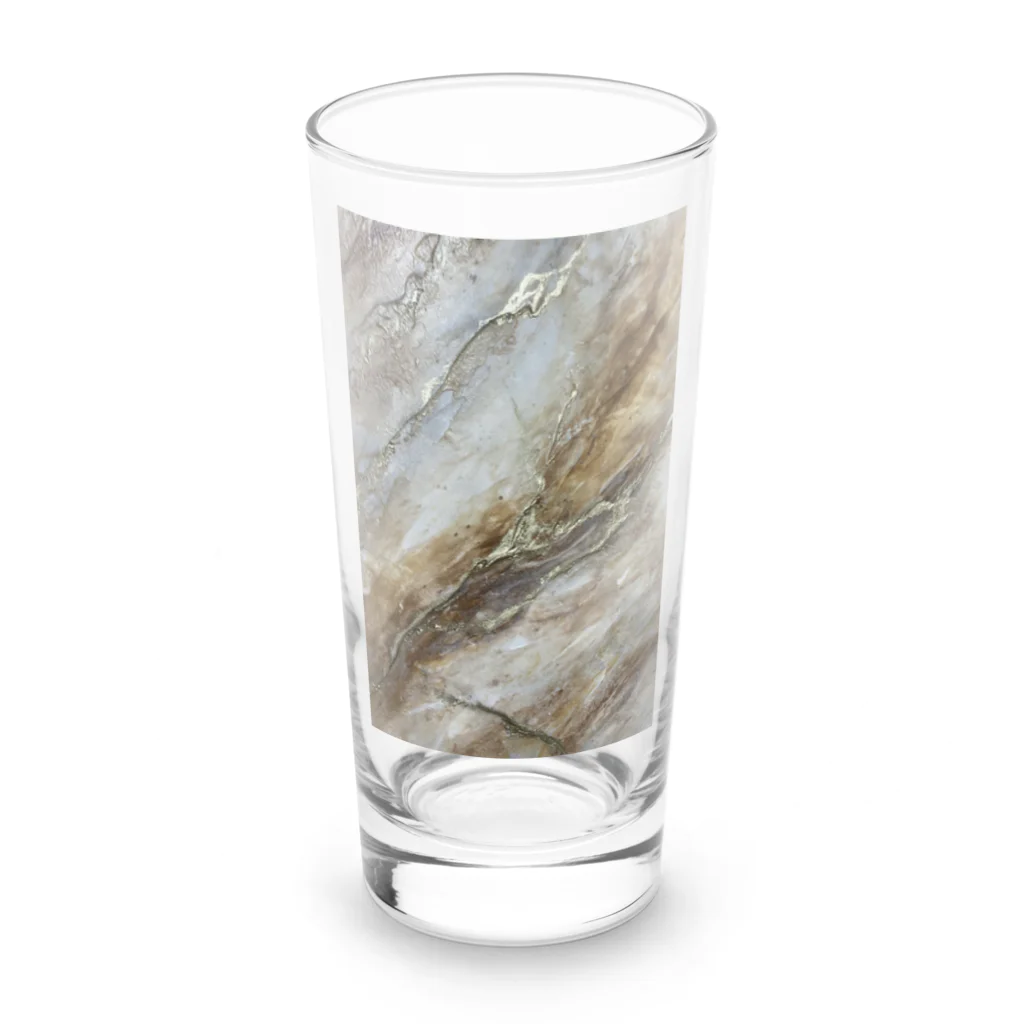 Tink_handmadeのTinkテクスチャーアート大理石 Long Sized Water Glass :front