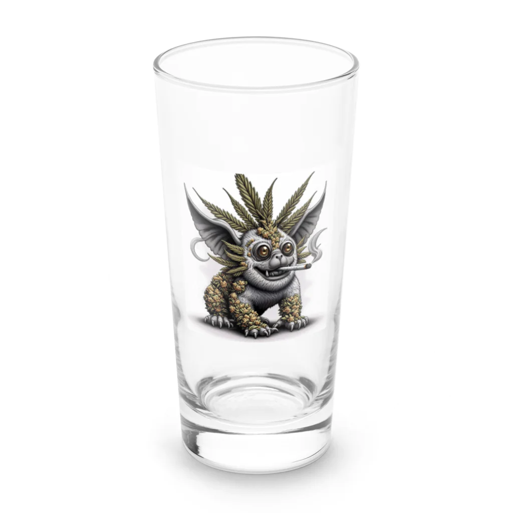 sunofamino420のganja devil's messenger Long Sized Water Glass :front