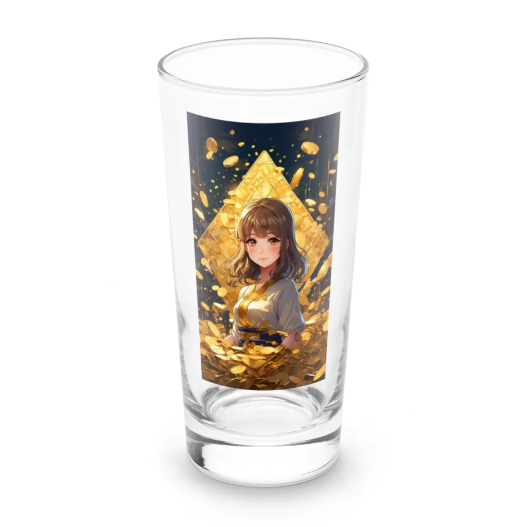 nitorosanの金運を上げるアイテム Long Sized Water Glass :front