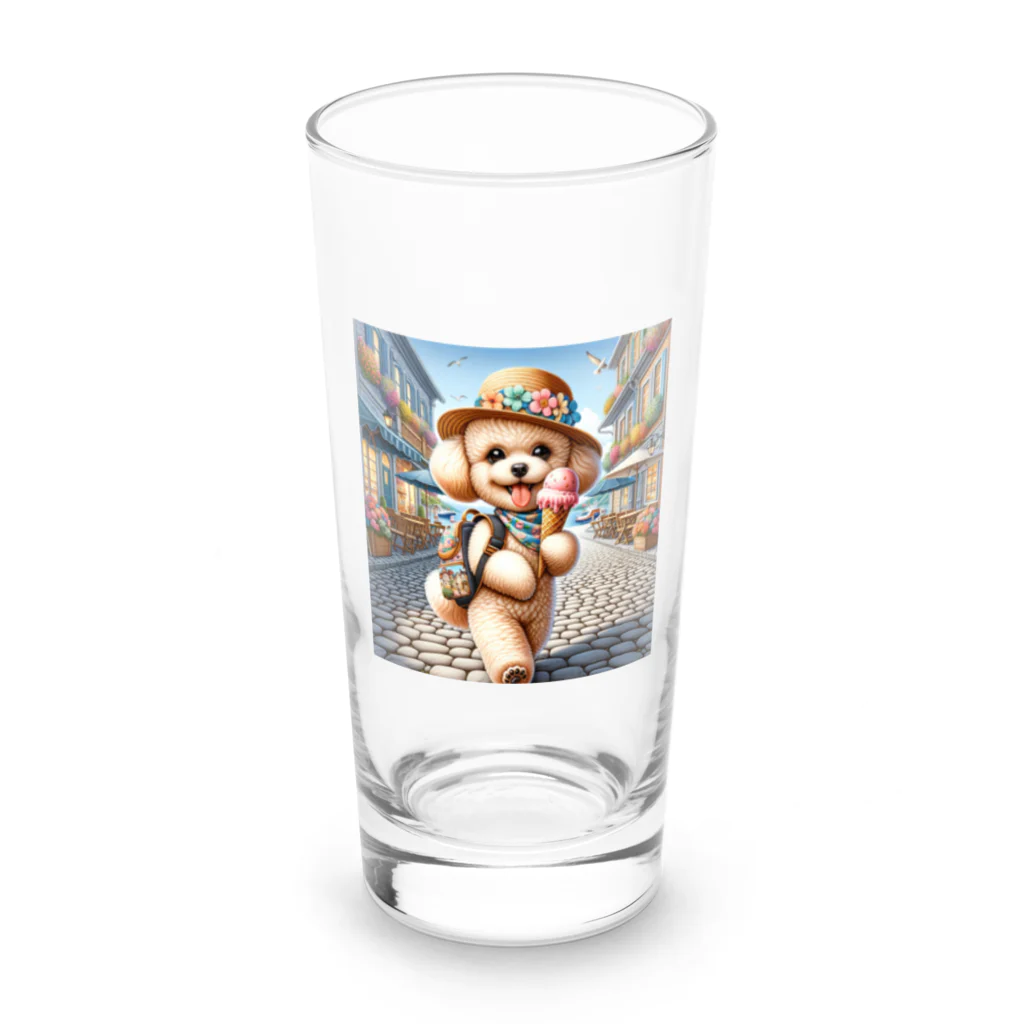 Noah-Lifeのトイプードルアイスクリーム Long Sized Water Glass :front