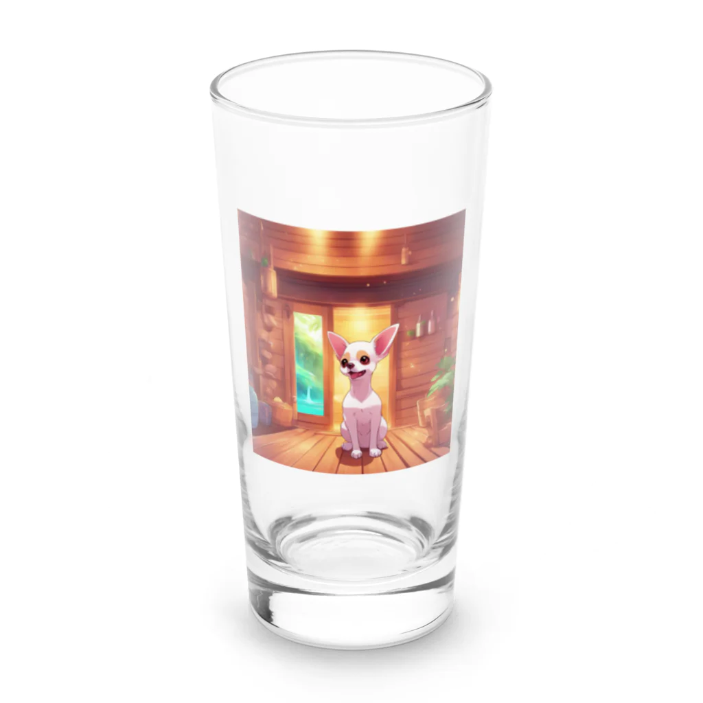 sauna_animalのsauna animal ⑩ Long Sized Water Glass :front