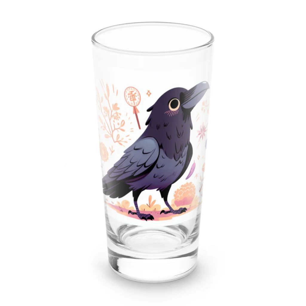 yos-1292583のクロウ　したくない Long Sized Water Glass :front