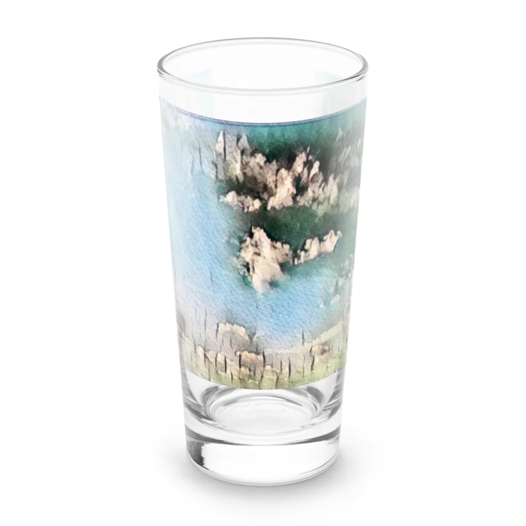 Try Anythingの秘境 グッズ Long Sized Water Glass :front