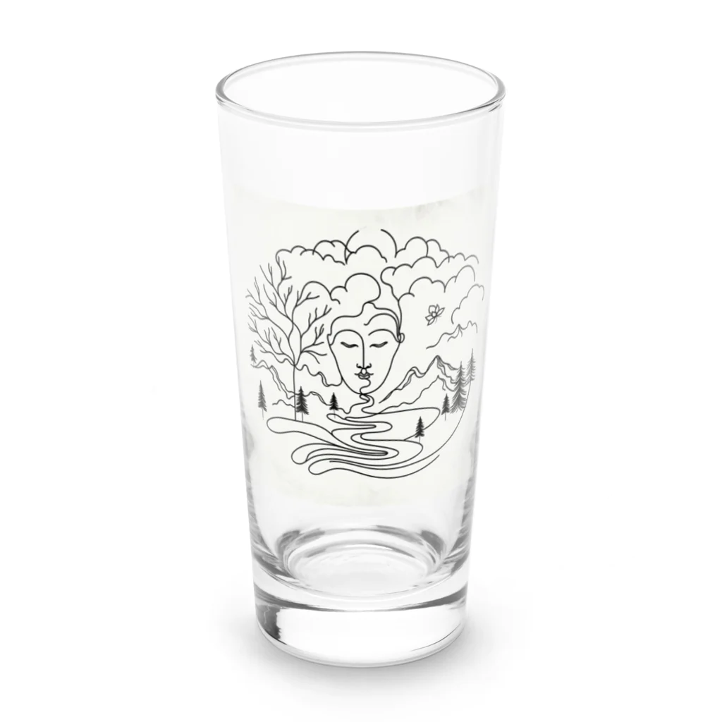 OFAFOのBudda/ブッダ Long Sized Water Glass :front