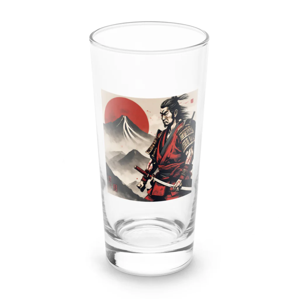 ちゃむちゃむのサムライハート Long Sized Water Glass :front