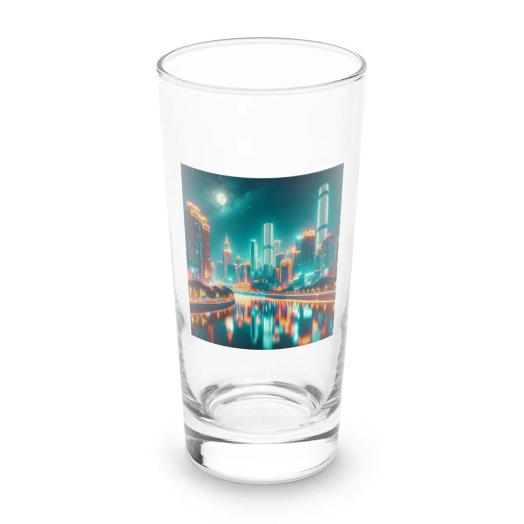 bobokeの夜景シリーズ Long Sized Water Glass :front