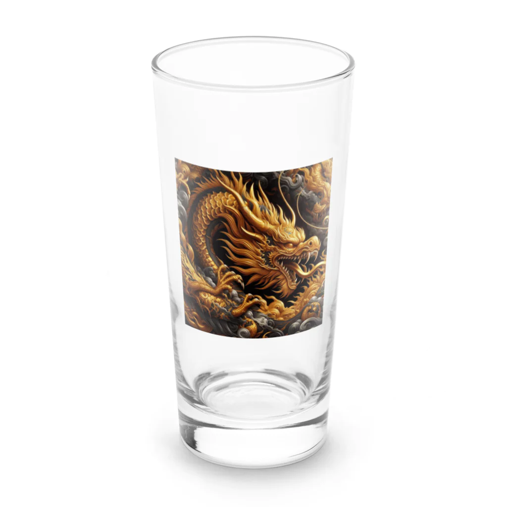 MKARTの漆黒の龍 Long Sized Water Glass :front