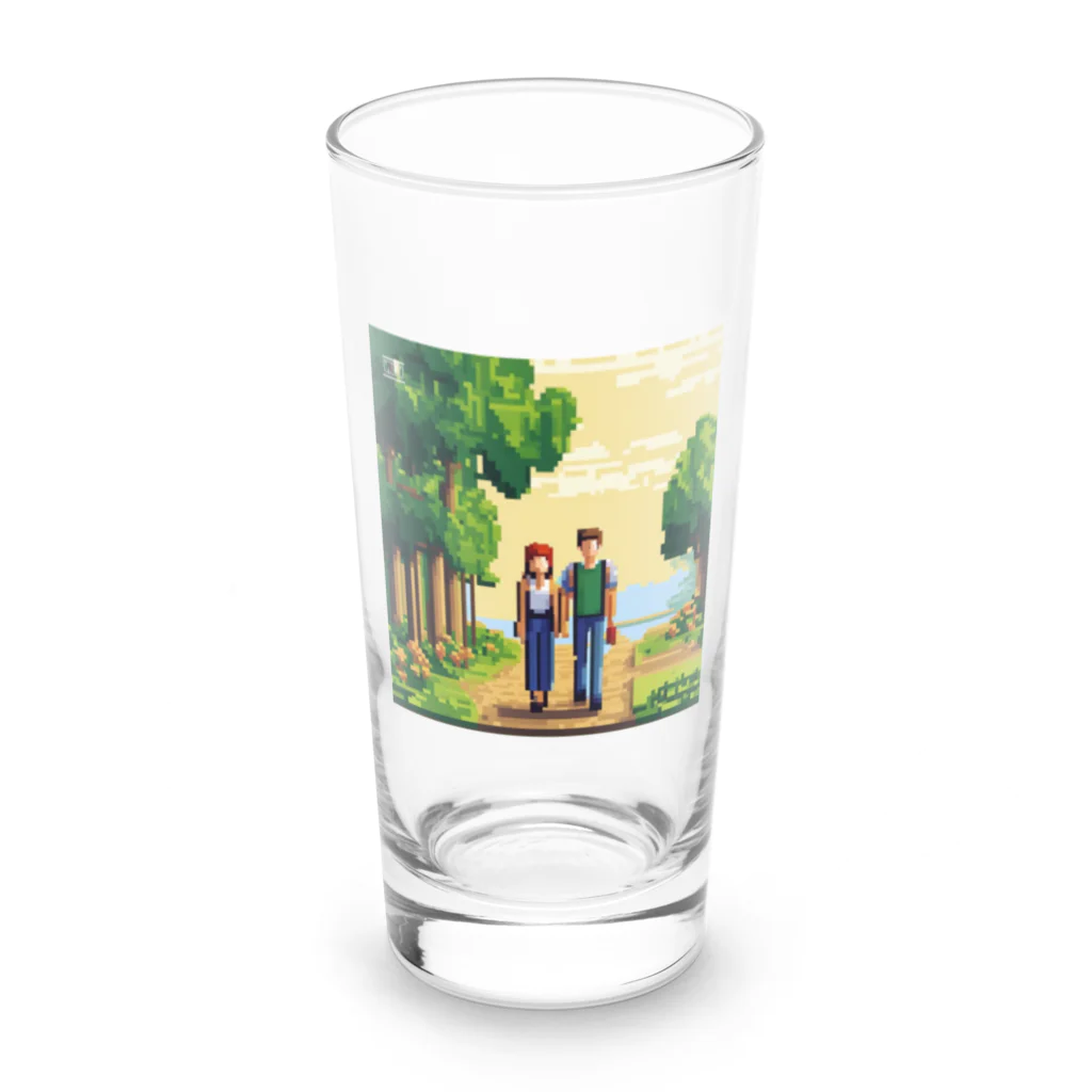 kichamanの散歩デート Long Sized Water Glass :front