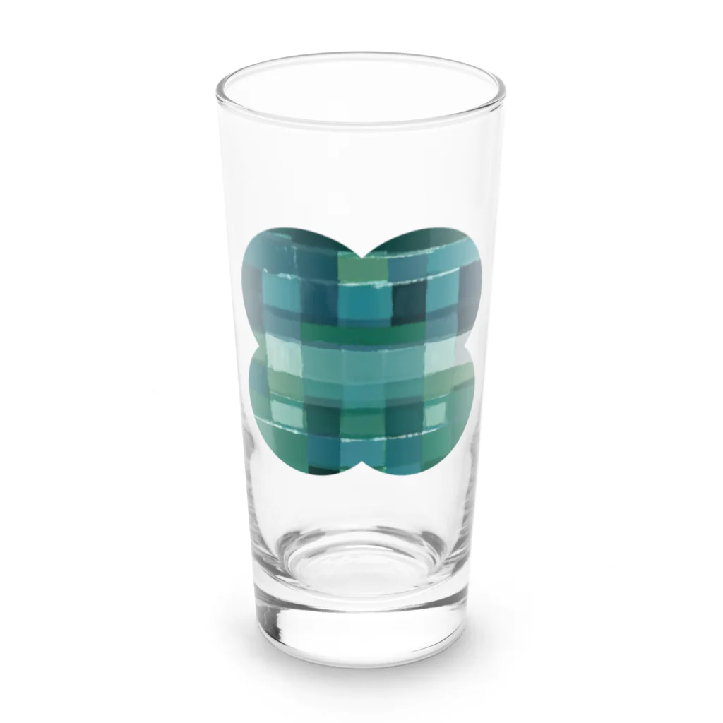 IntoDiamondの海　花４ Long Sized Water Glass :front