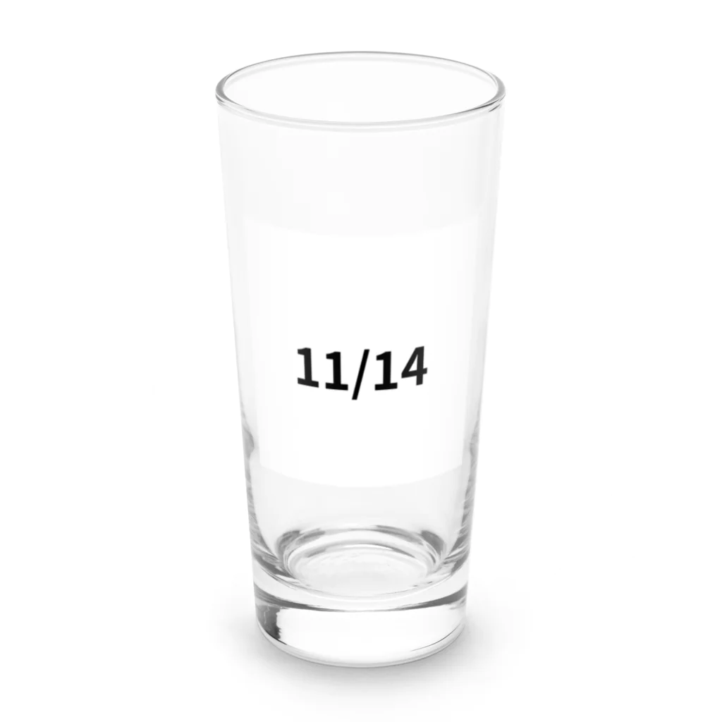 AY-28の日付グッズ　11/14バージョン Long Sized Water Glass :front