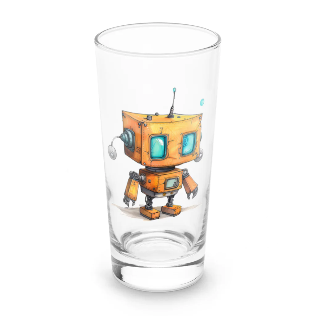 Sachi0625のレトロ戦闘ロボットＨ Long Sized Water Glass :front