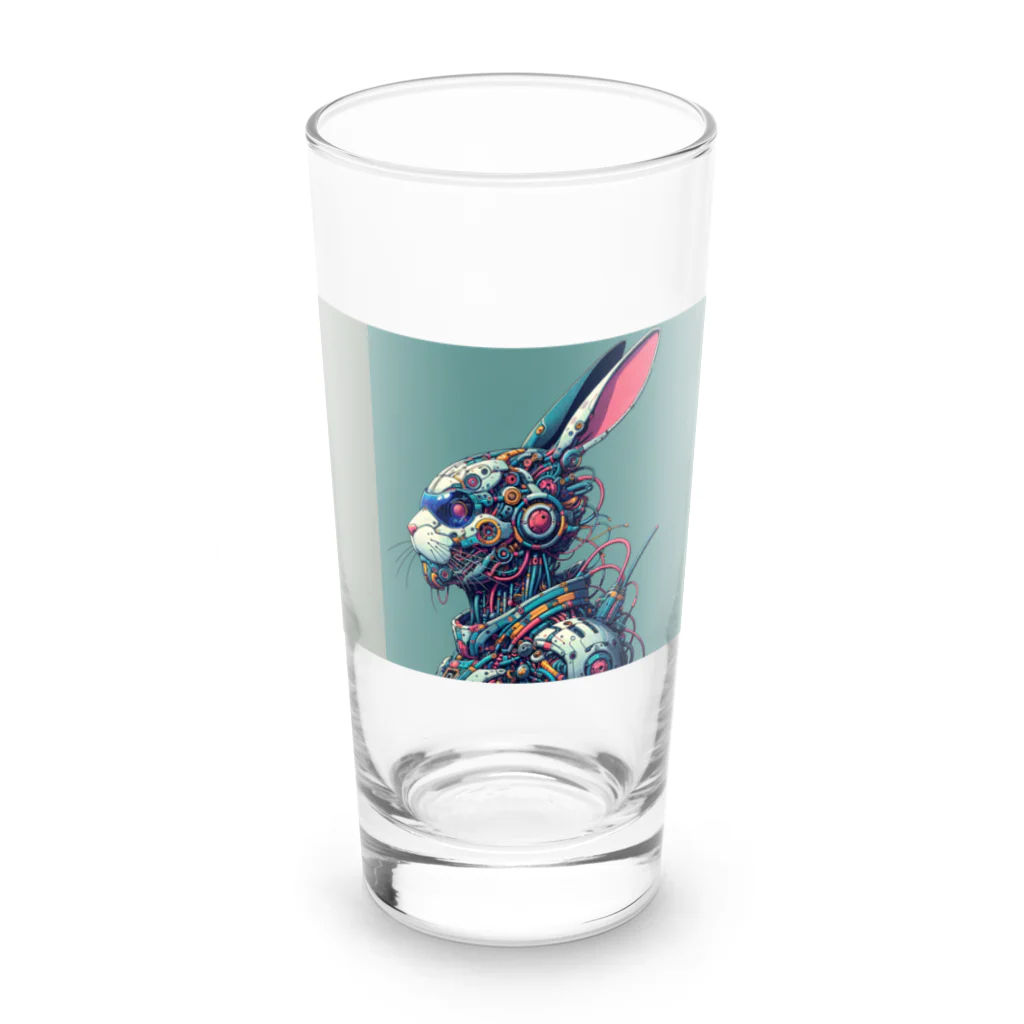  ニャンダーランド・イラストストアのメカニカルラビット Long Sized Water Glass :front