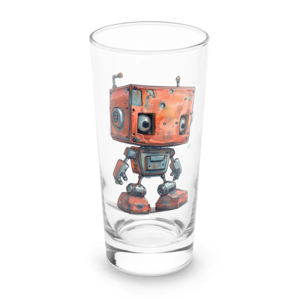 Sachi0625のレトロ戦闘ロボットＬ Long Sized Water Glass :front