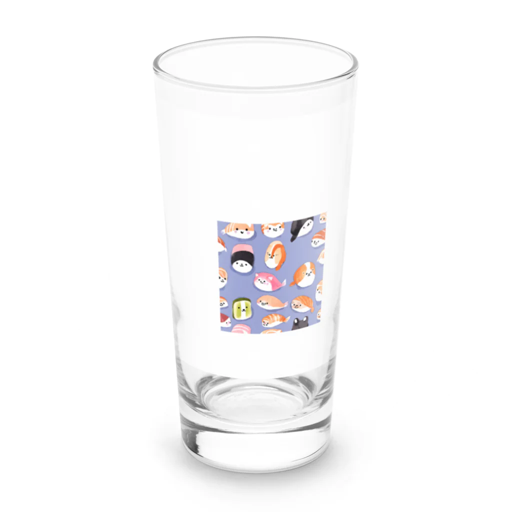 りほまるの店のあにまる寿司 Long Sized Water Glass :front