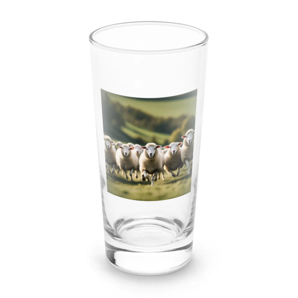 artworks358の羊の援軍 Long Sized Water Glass :front