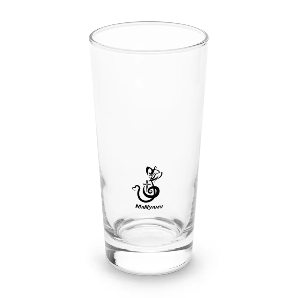 🐈‍⬛MiiNyamu🎼のMiiNyamu  Alpha Long Sized Water Glass :front