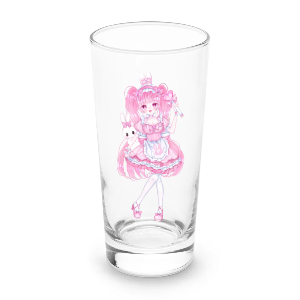 ♡みるく♡のウ殺みるく Long Sized Water Glass :front