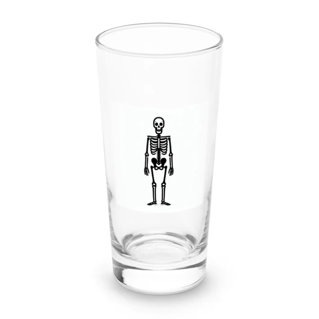 toto444のオシャレなガイコツ Long Sized Water Glass :front