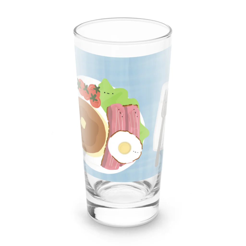 ささき牧場店の朝食ズ Long Sized Water Glass :front