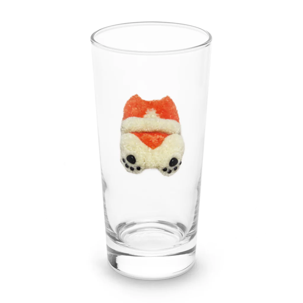 DOGDI_SUITAのふわふわコーギー（レッド） Long Sized Water Glass :front