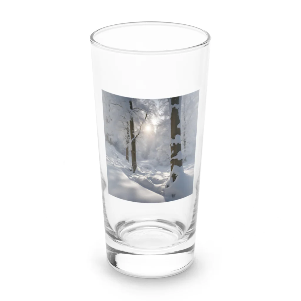 Atrantickの美しい雪景色グッズ Long Sized Water Glass :front