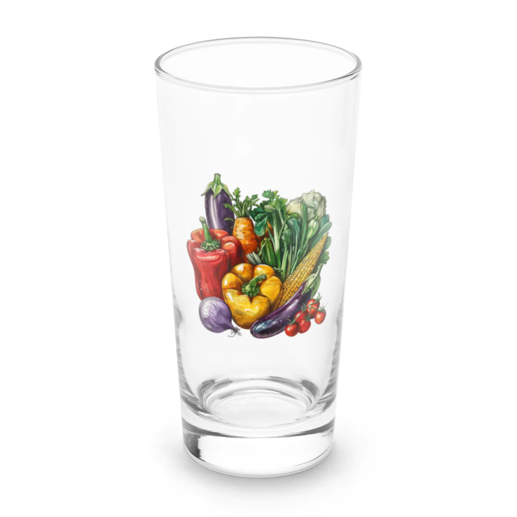 MistyStarkの野菜生活　#001 Long Sized Water Glass :front