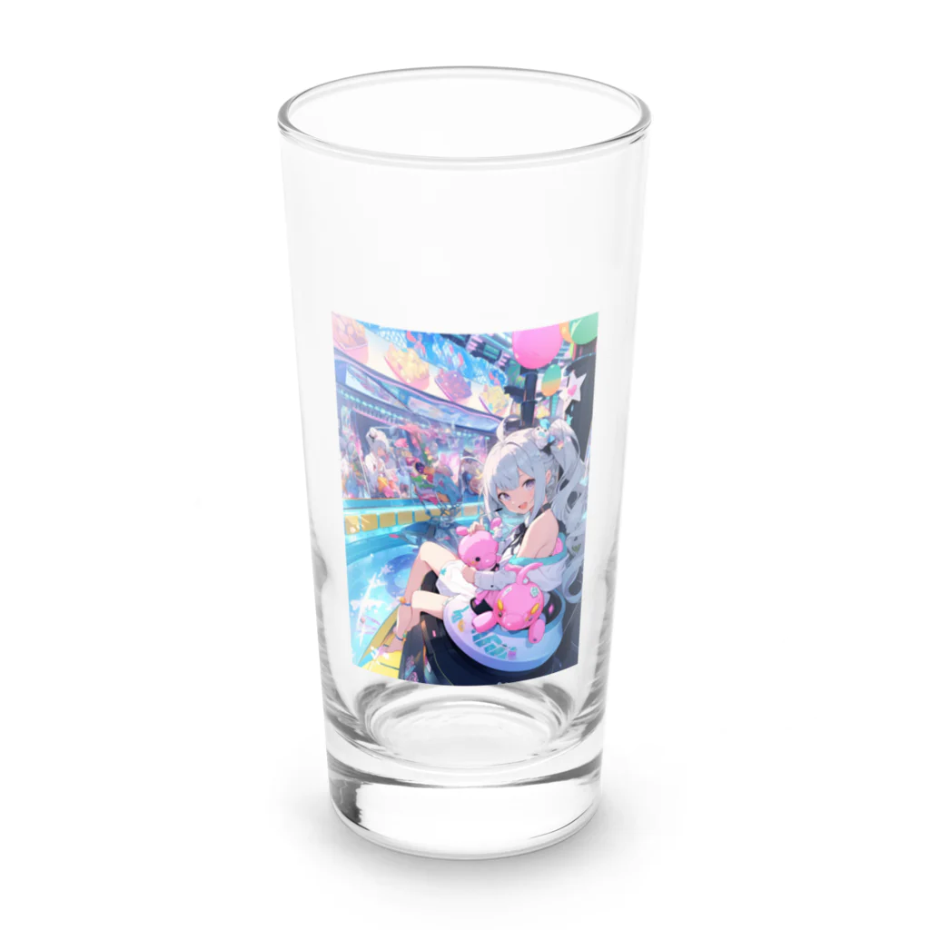 AQUAMETAVERSEのシ一バラダイスで遊ぼう　クニちゃん　2496 Long Sized Water Glass :front