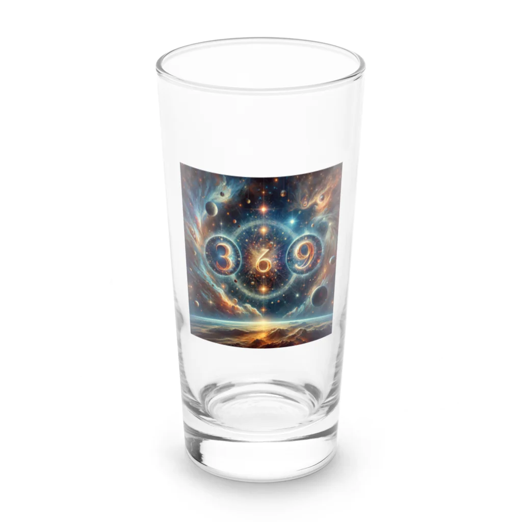 Super_Bluemoonの369＝宇宙の法則🎵 Long Sized Water Glass :front