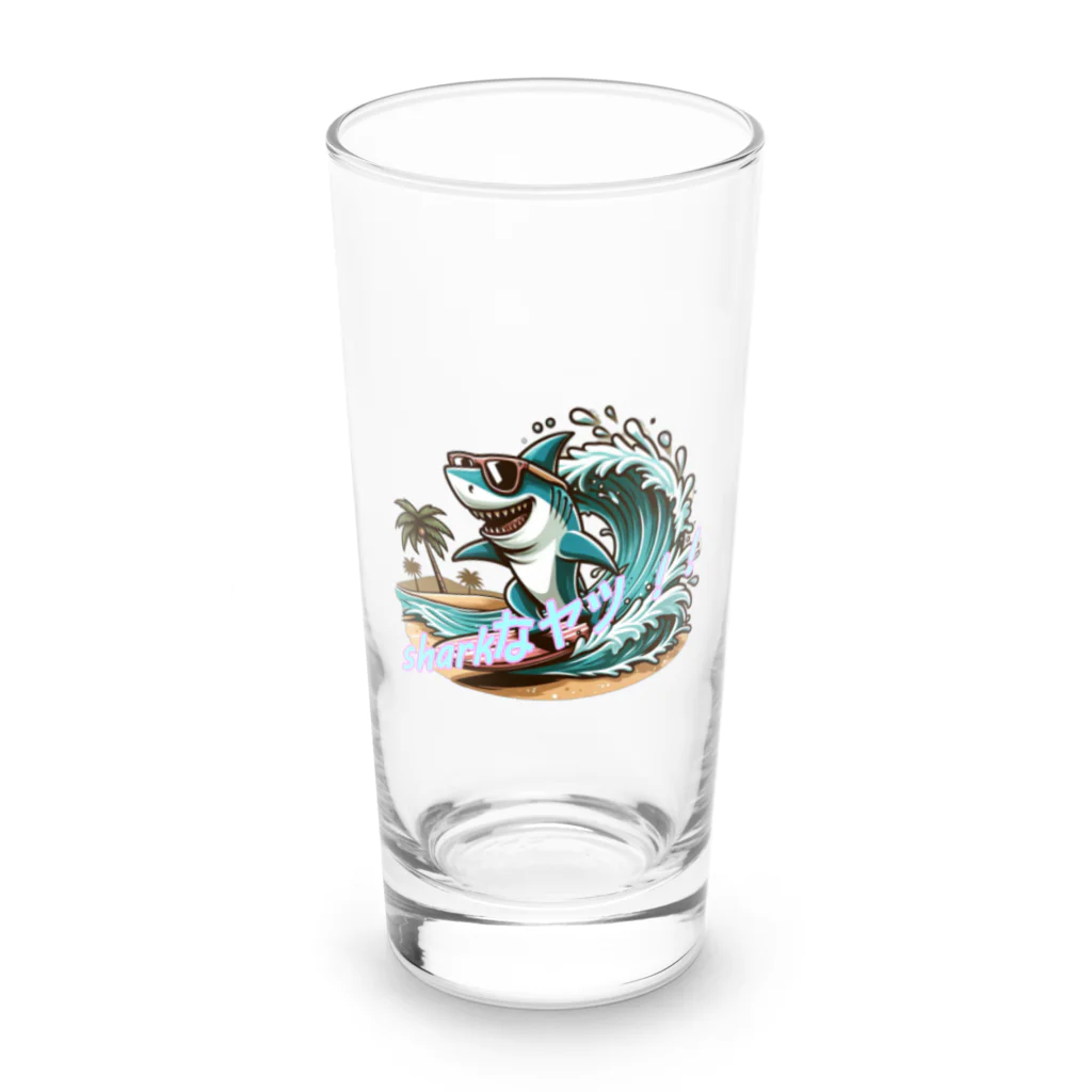 風来のSharkなヤツ!! Long Sized Water Glass :front