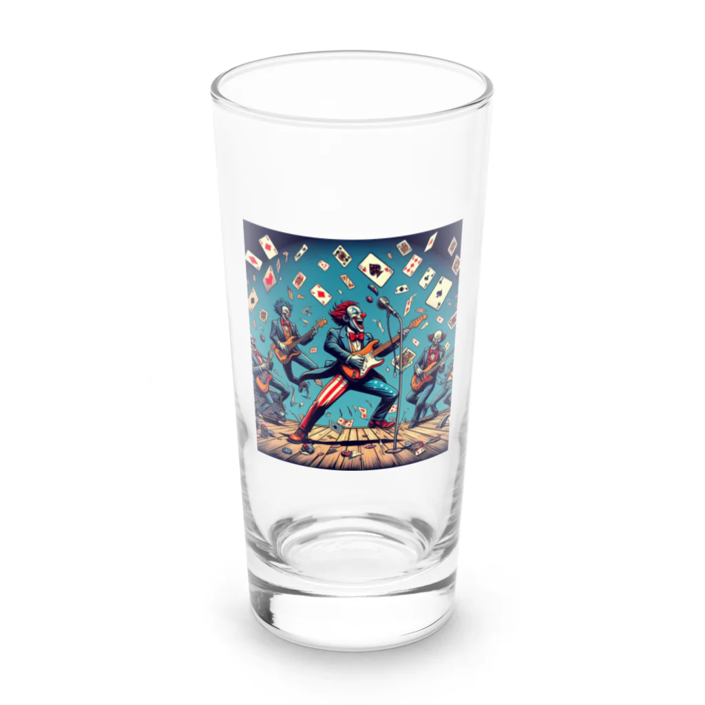 momonekokoの熱狂ピエロ Long Sized Water Glass :front