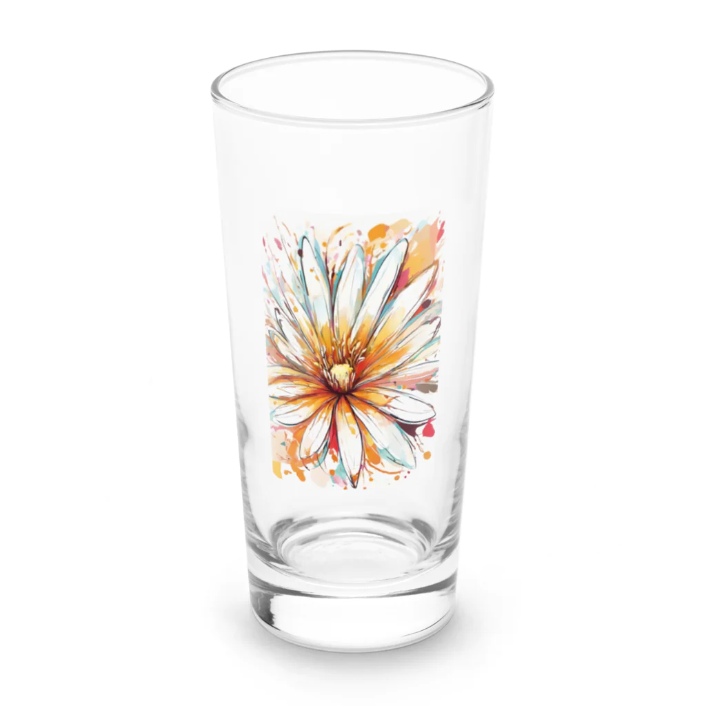 kowarororoの花の開花 Long Sized Water Glass :front