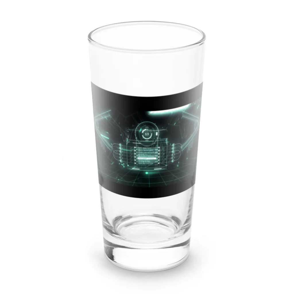 きままにまにまにのサイバーネティック・オデッセイ Long Sized Water Glass :front