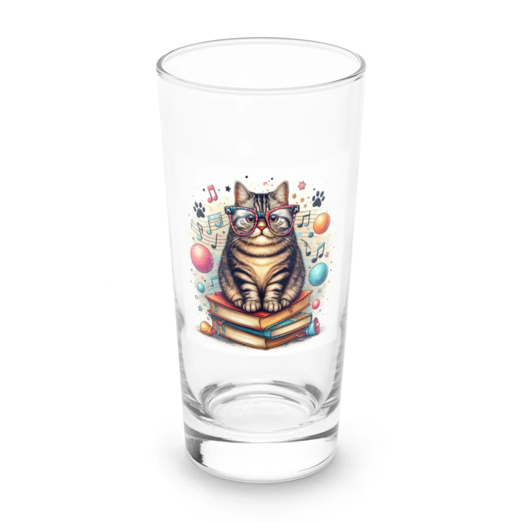 Akiraの猫 Long Sized Water Glass :front