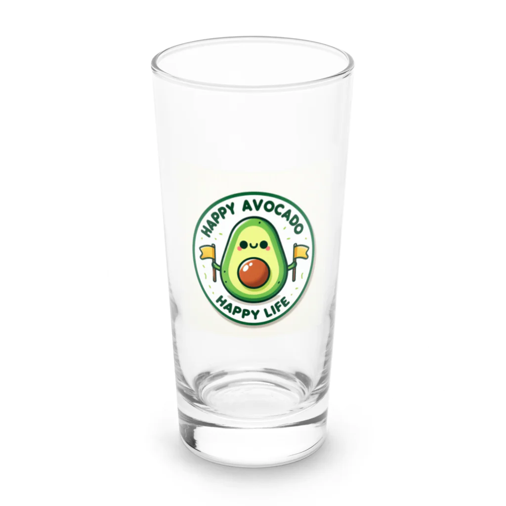 Happy-AvocadoのHappy Avocado 2 Long Sized Water Glass :front