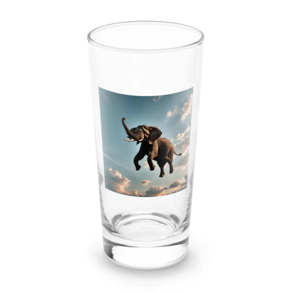 Dragon Designのエレファントインザスカイ Long Sized Water Glass :front