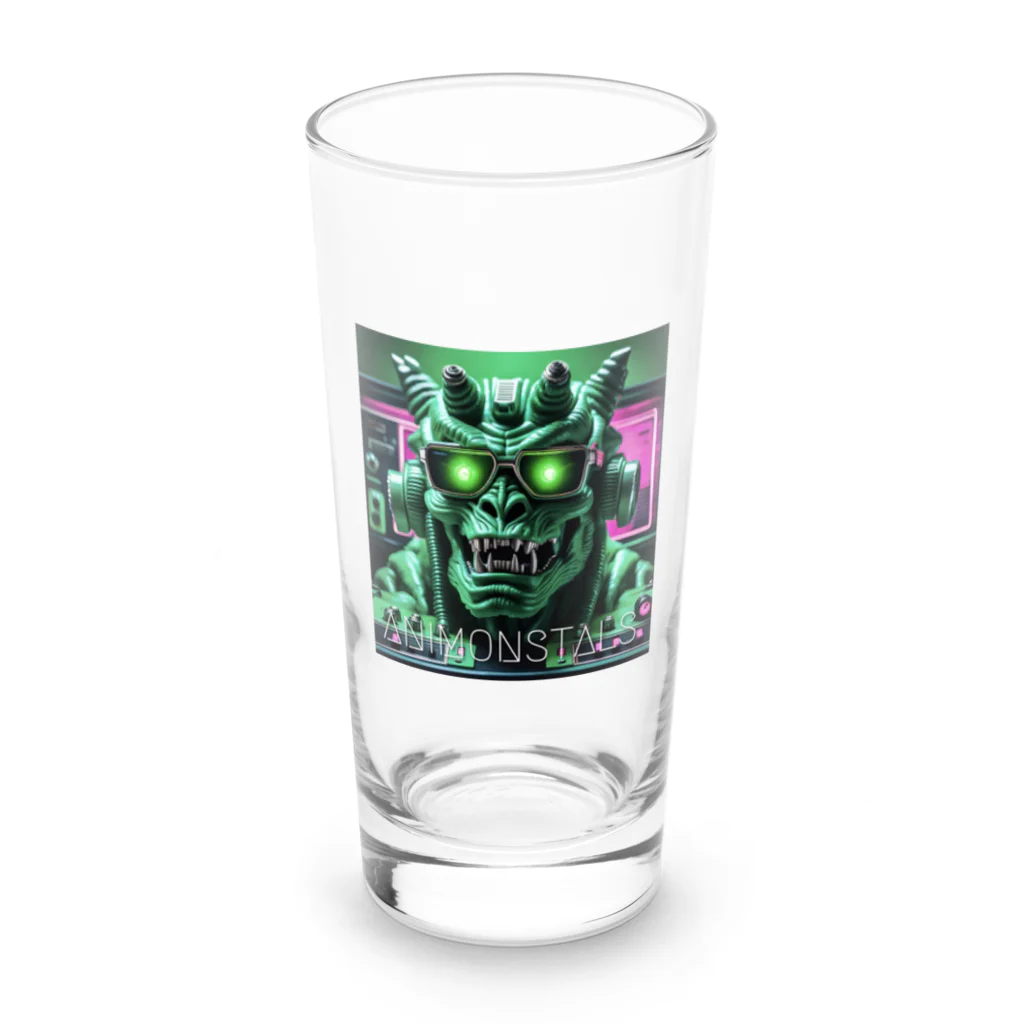 ANIMONSTALSのグリーン・モンスタル@tコックピット Long Sized Water Glass :front