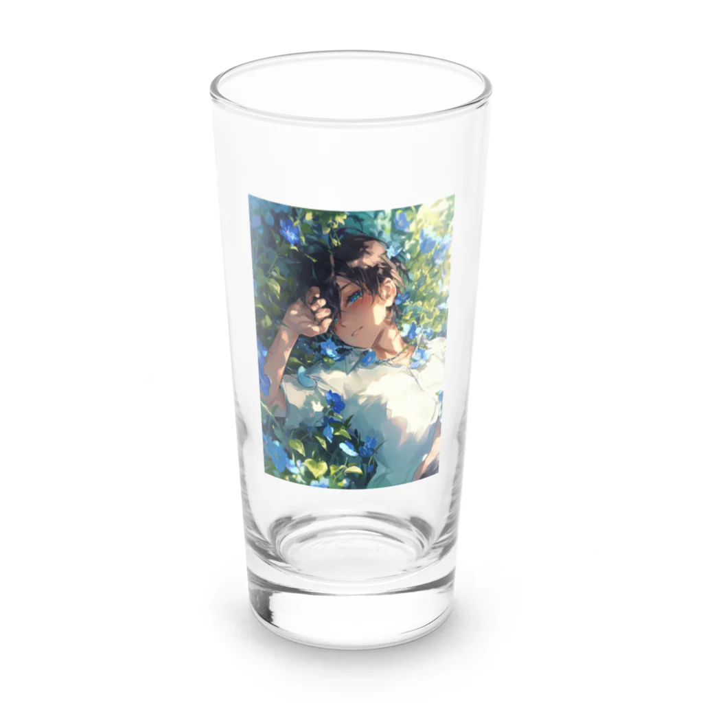 AQUAMETAVERSEの寝ぼけ顔　なでしこ1478 Long Sized Water Glass :front