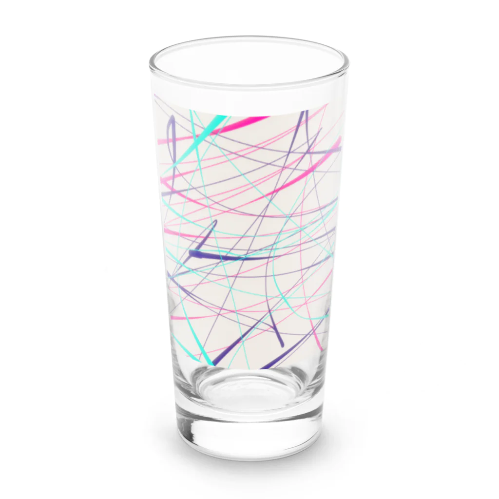 納豆ごはんの電流 Long Sized Water Glass :front