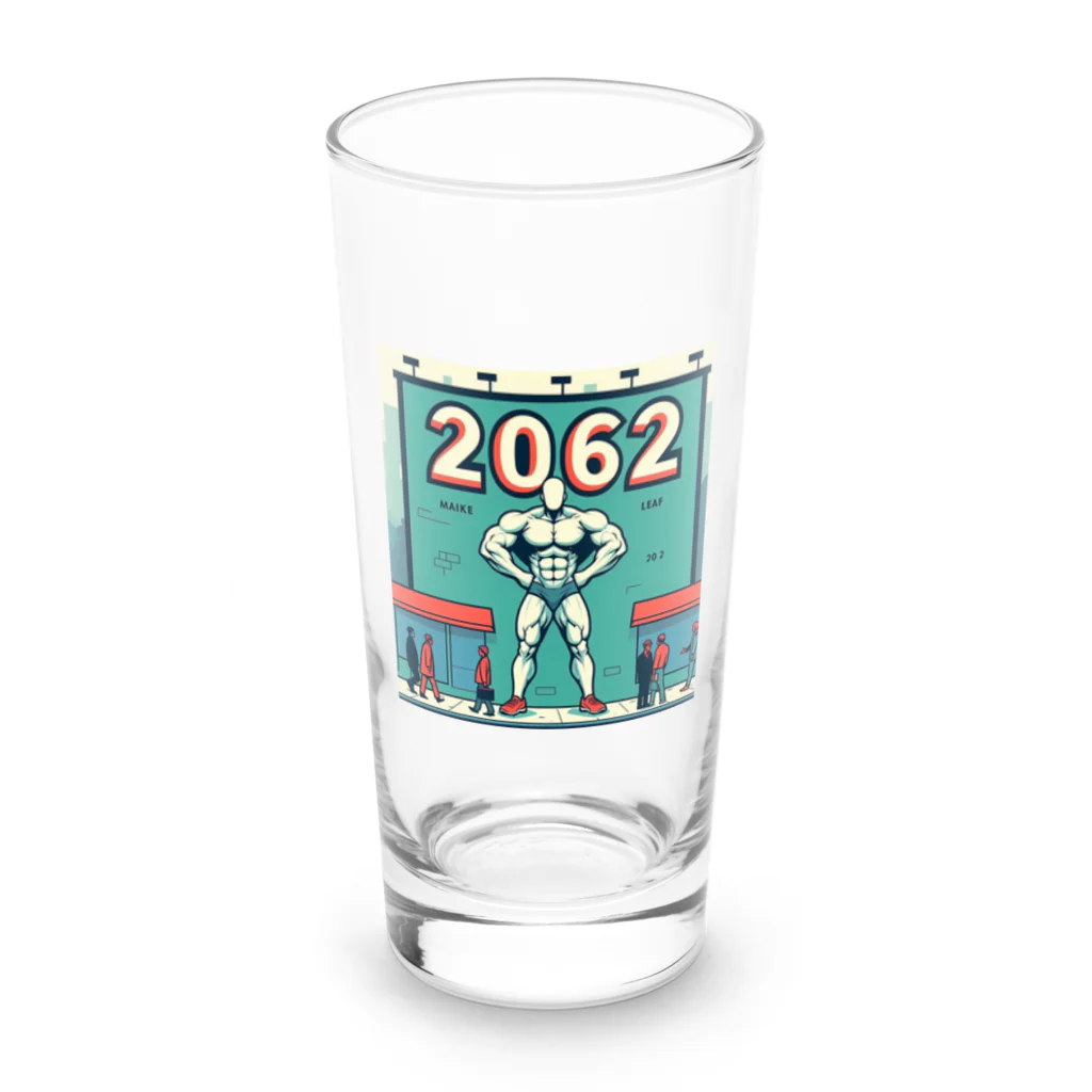 ヘッヘンのお店の【2062】アート Long Sized Water Glass :front