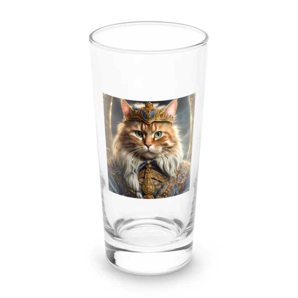 だんのんの猫王国の王様 Long Sized Water Glass :front