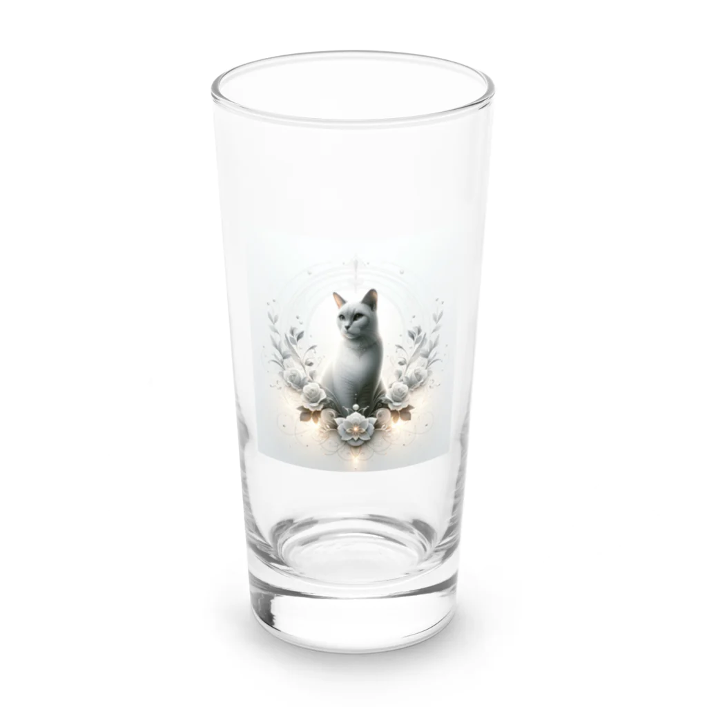 nkcamelliaの美猫 Long Sized Water Glass :front