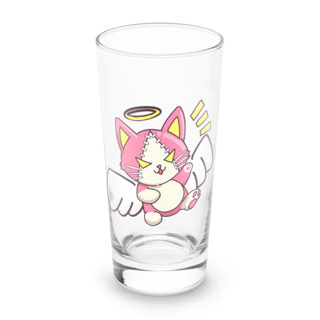 トゥナイト★YUKIのタロットキャット　ネネ Long Sized Water Glass :front