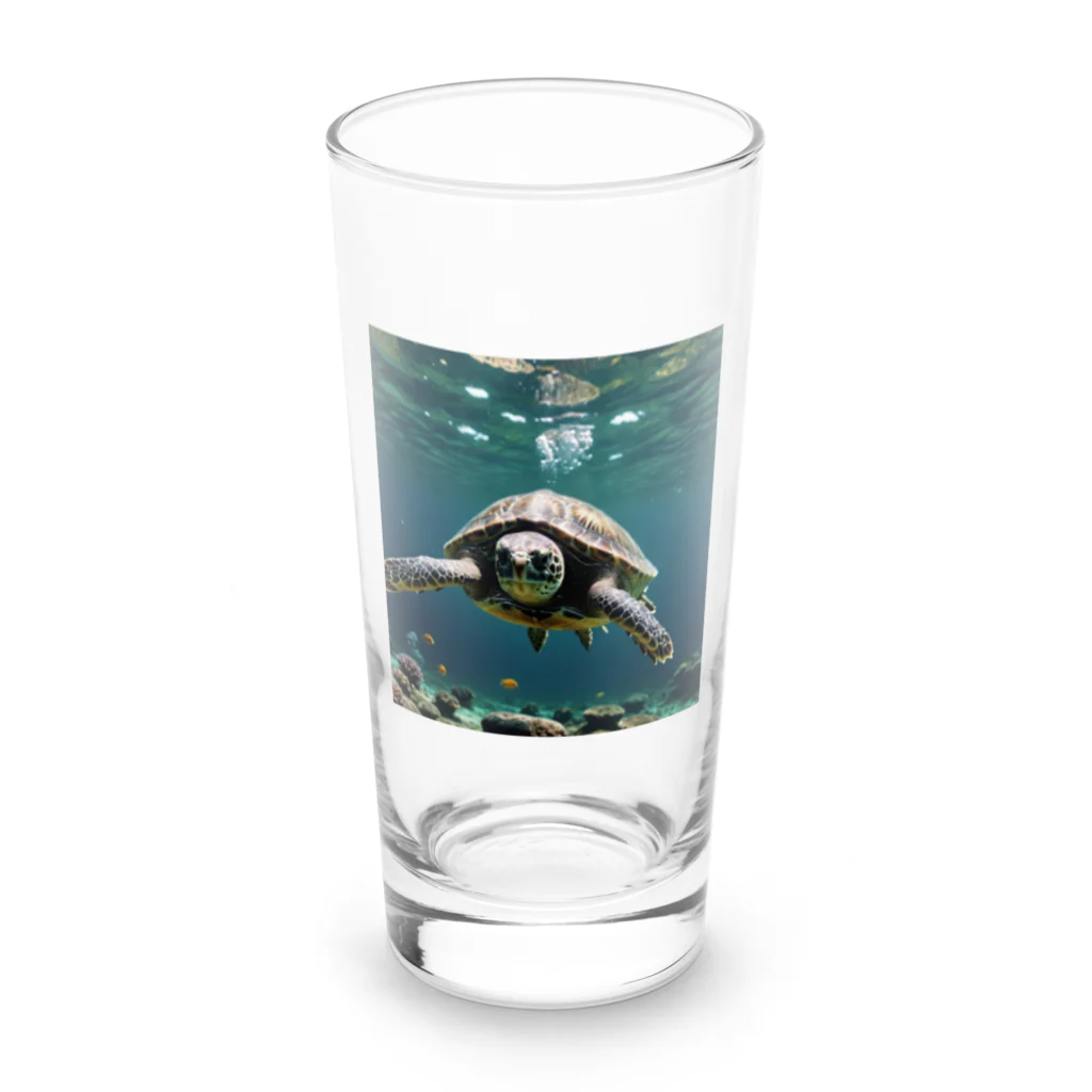 MK76のウミガメ Long Sized Water Glass :front