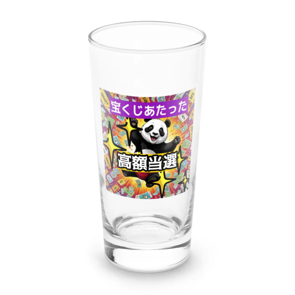 Lucky🍀のラッキーパンダ🐼 ロンググラス前面