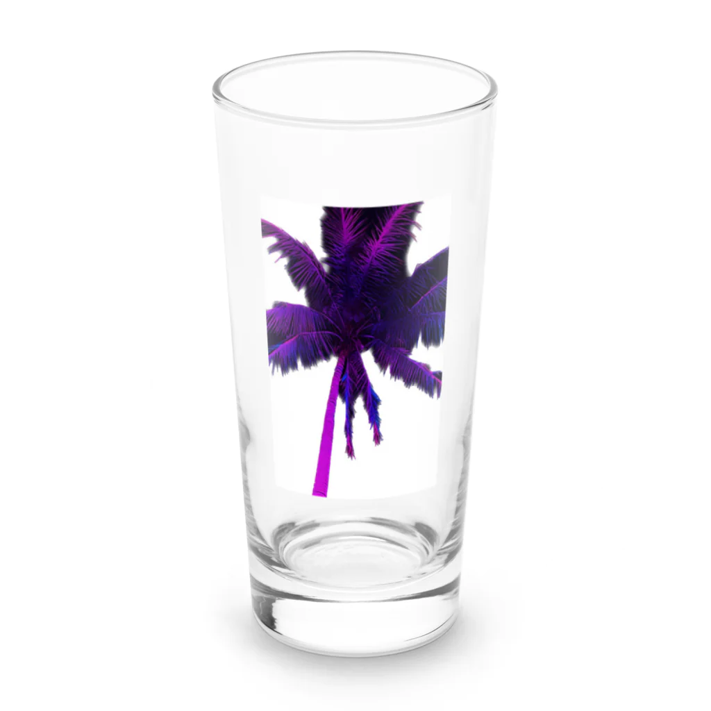 sqyqqのネオンヤシの木 Long Sized Water Glass :front