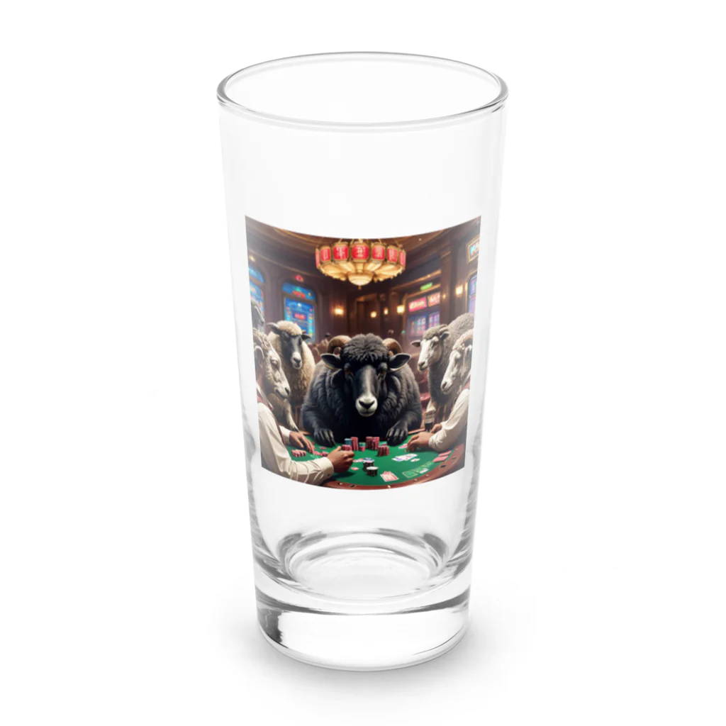 kurohituji-33のBLACKＳＨＥＥＰ Long Sized Water Glass :front