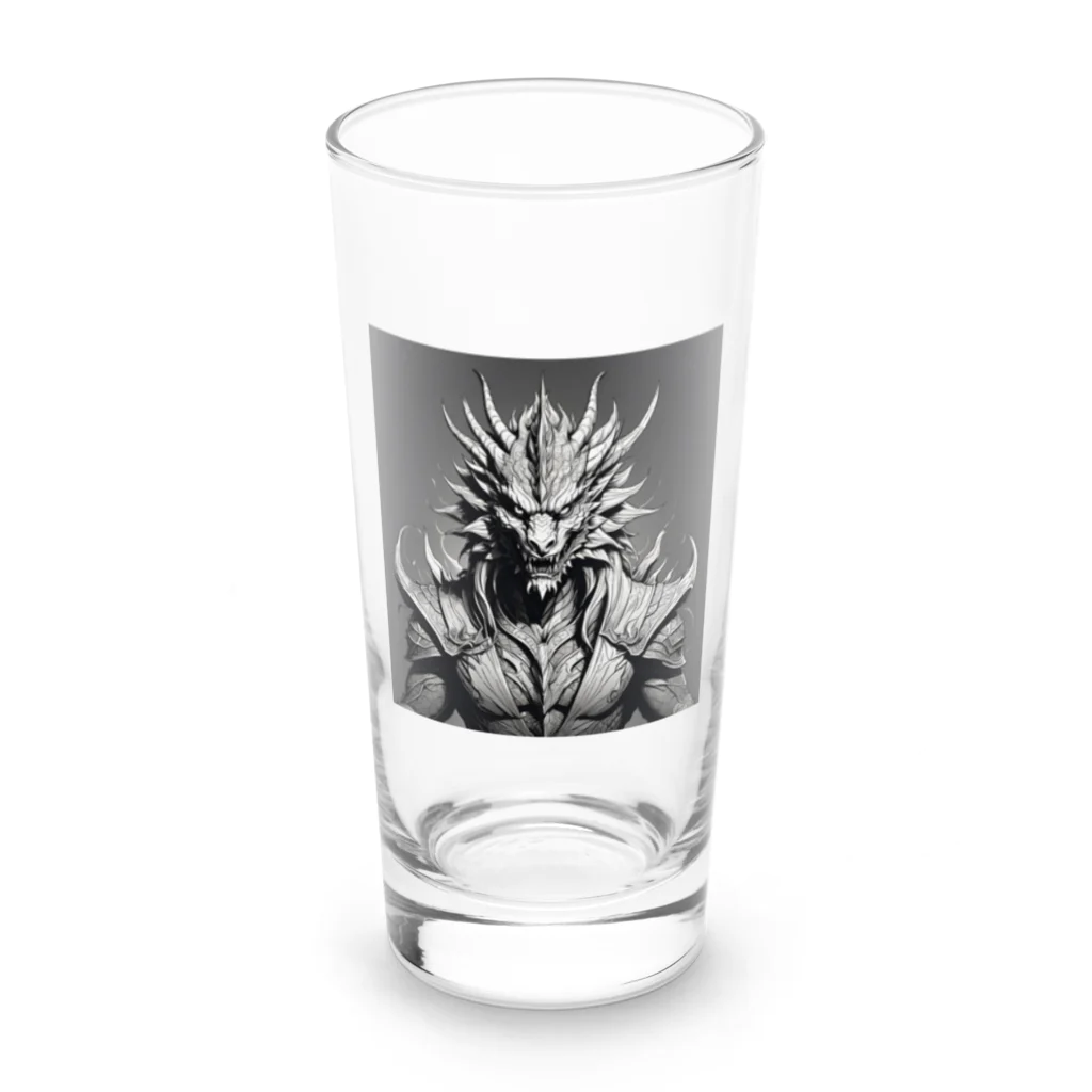 cotaro_worksのドラゴン 鉛筆画03 Long Sized Water Glass :front