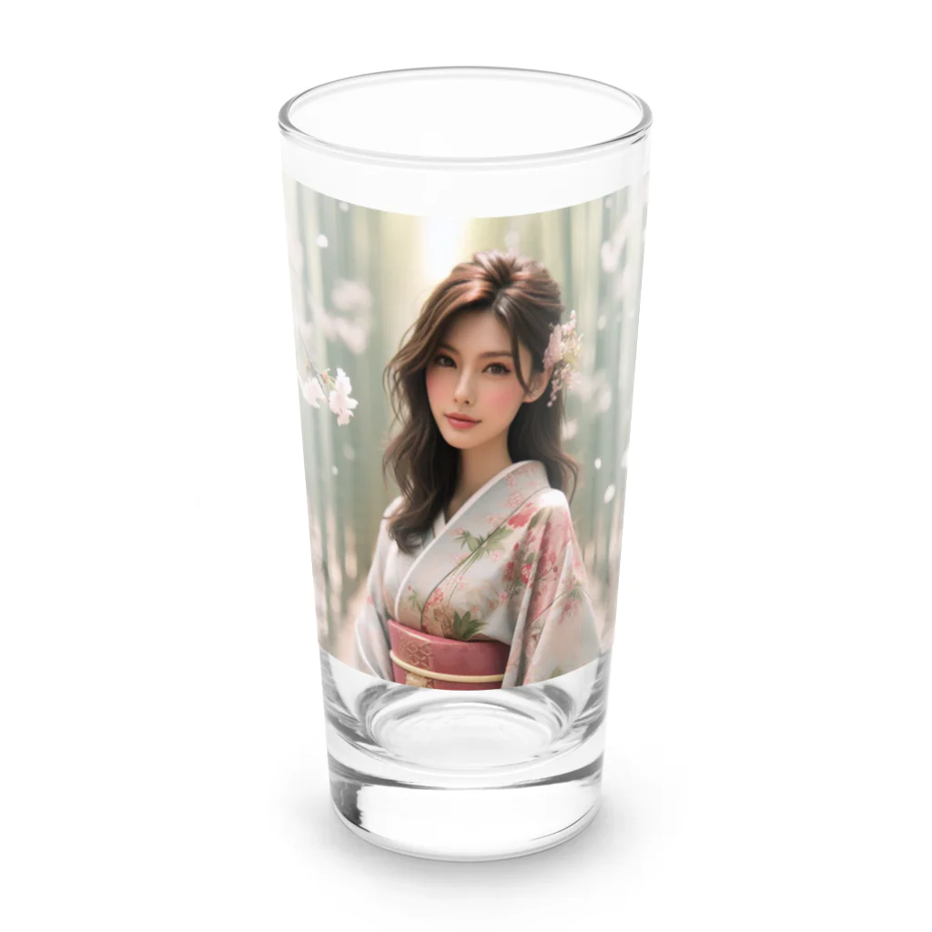 1 0の夏目ひかり Long Sized Water Glass :front