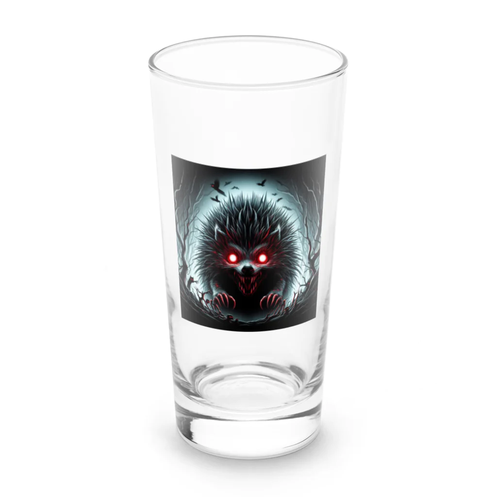 かんぱい工房のホラーハリネズミ Long Sized Water Glass :front