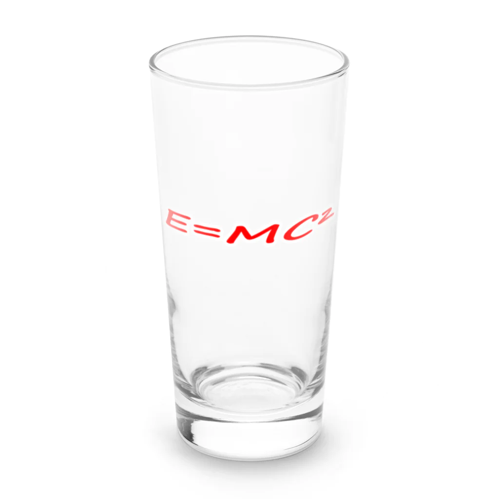 にゃんこ王子のにゃんこ王子 E=MC² Long Sized Water Glass :front